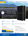 Panel moduł fotowoltaiczny JA Solar 385W Half cut 20,6% czarna rama